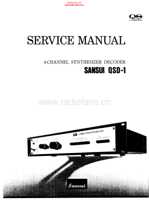 Sansui-QSD1-sd-sm 维修电路原理图.pdf