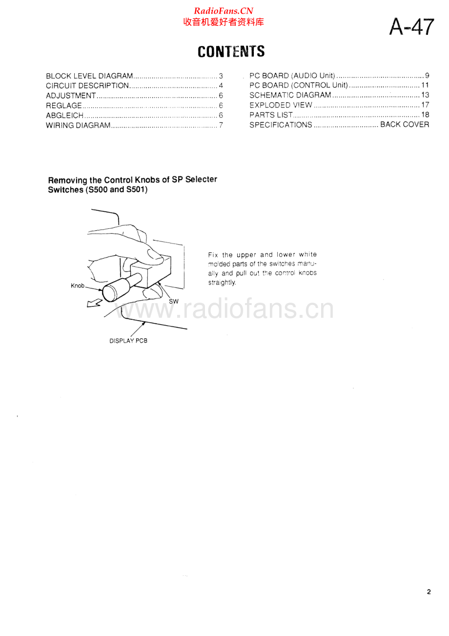 Kenwood-A47-int-sm 维修电路原理图.pdf_第2页