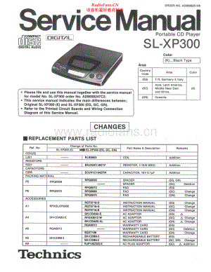 Technics-SLXP300-dm-sm(1) 维修电路原理图.pdf