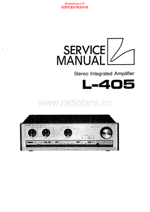 Luxman-L405-int-sm 维修电路原理图.pdf