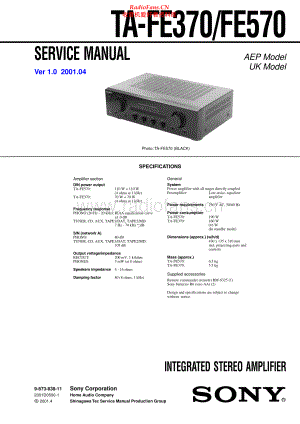 Sony-TAFE570-int-sm 维修电路原理图.pdf