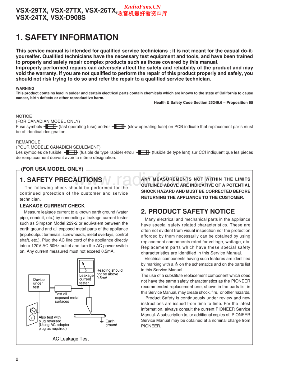 Pioneer-VSX29TX-avr-sm 维修电路原理图.pdf_第2页