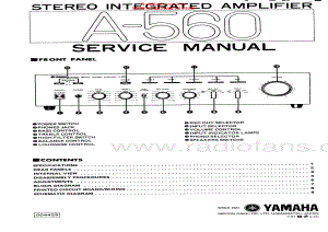 Yamaha-A560-int-sm(1) 维修电路原理图.pdf