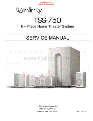Infinity-TSS750-hts-sm 维修电路原理图.pdf