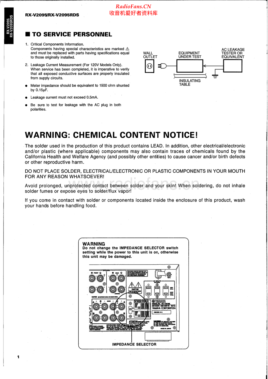 Yamaha-RXV2095RDS-avr-sm(1) 维修电路原理图.pdf_第2页