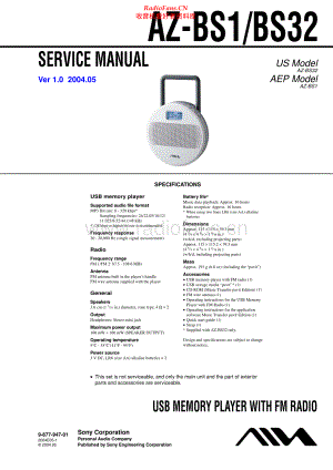 Sony-AZBS32-ump-sm 维修电路原理图.pdf