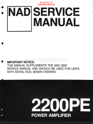 NAD-2200PE-pwr-sm 维修电路原理图.pdf