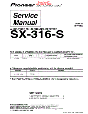 Pioneer-SX316S-avr-sm2 维修电路原理图.pdf