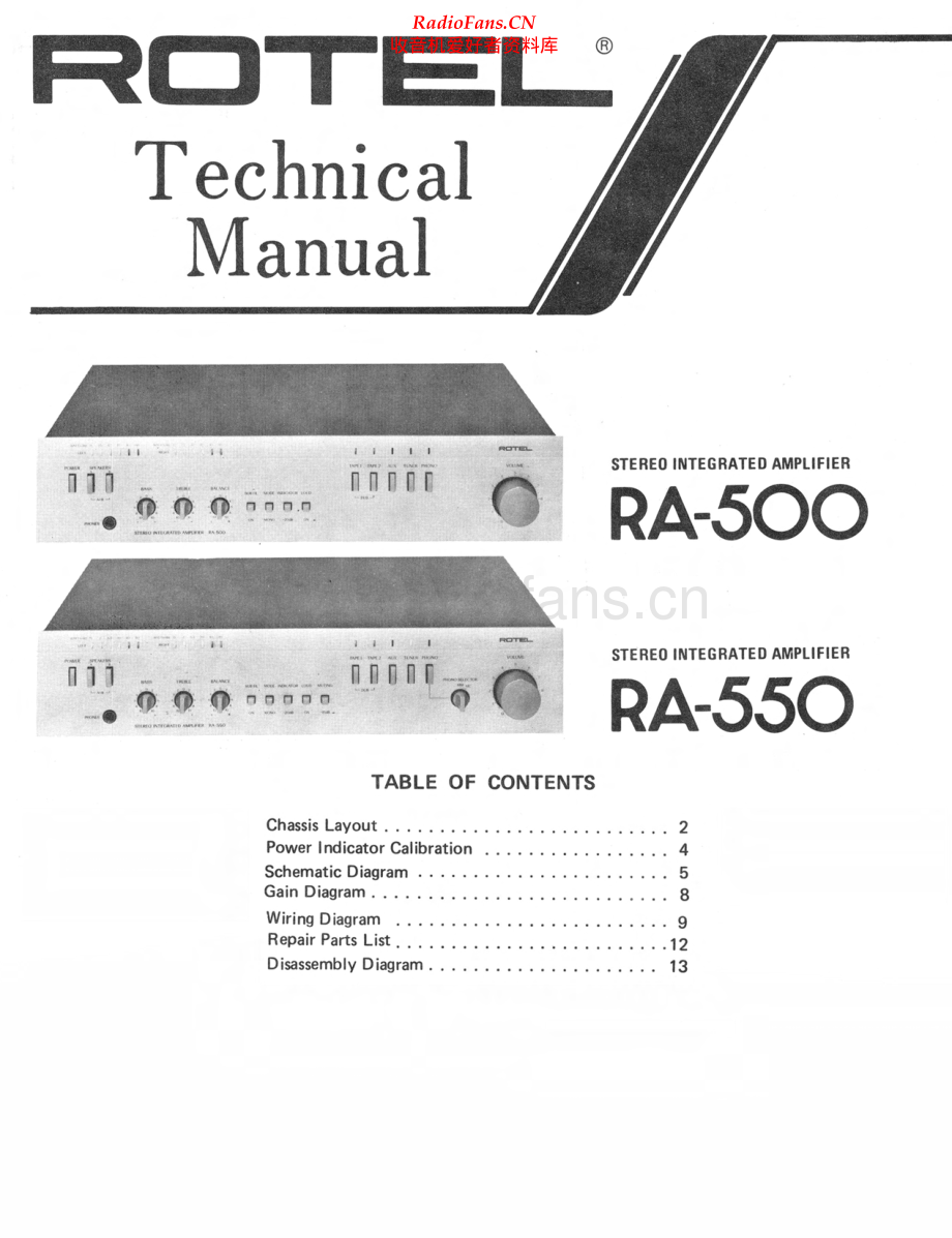 Rotel-RA550-int-sm 维修电路原理图.pdf_第1页