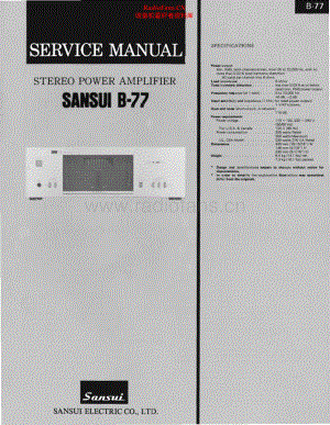 Sansui-B77-pwr-sm 维修电路原理图.pdf