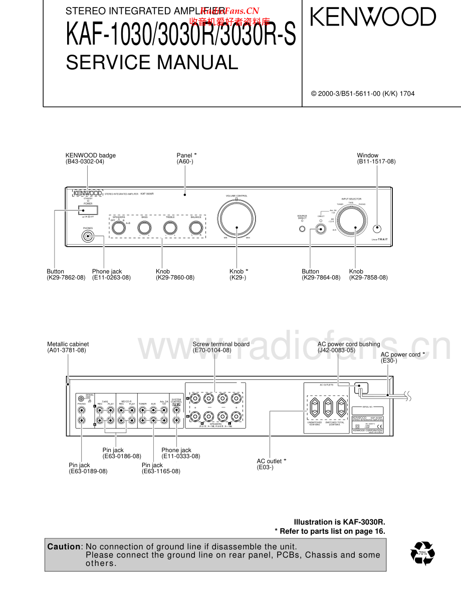 Kenwood-KAF1030-int-sm 维修电路原理图.pdf_第1页