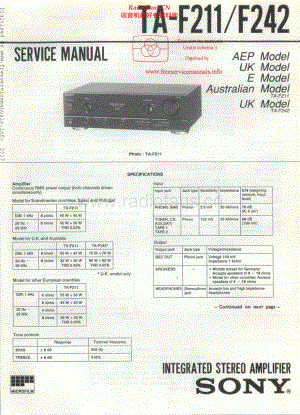 Sony-TAF242-int-sm 维修电路原理图.pdf