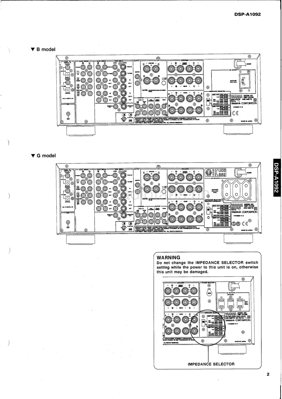 Yamaha-DSPA1092-avr-sm 维修电路原理图.pdf_第3页