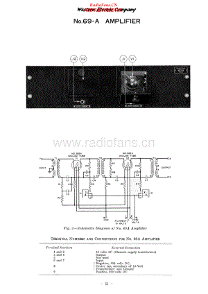 WesternElectric-69A-pre-sch 维修电路原理图.pdf