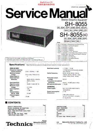 Technics-SH8055-eq-sm 维修电路原理图.pdf