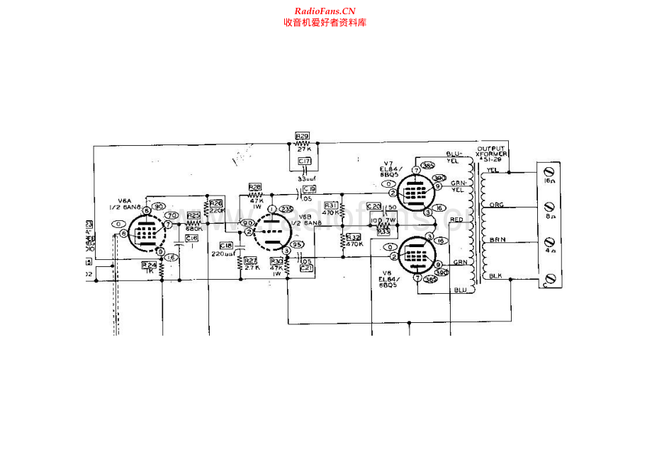 Heathkit-SA2-pwr-sch 维修电路原理图.pdf_第1页