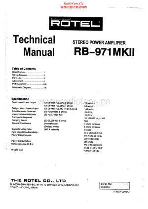 Rotel-RB971_MKII-pwr-sm 维修电路原理图.pdf