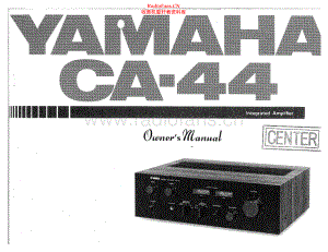 Yamaha-CA44-int-sm(1) 维修电路原理图.pdf