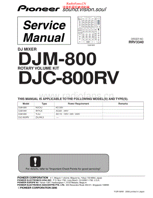 Pioneer-DJC800RV-mix-sm 维修电路原理图.pdf