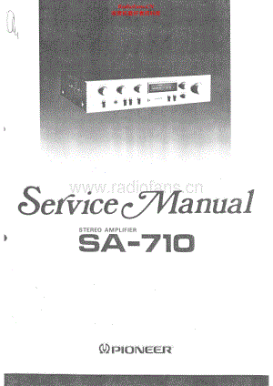 Pioneer-SA710-int-sm 维修电路原理图.pdf