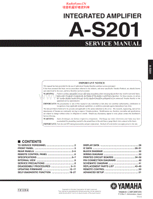 Yamaha-AS201-int-sm(1) 维修电路原理图.pdf