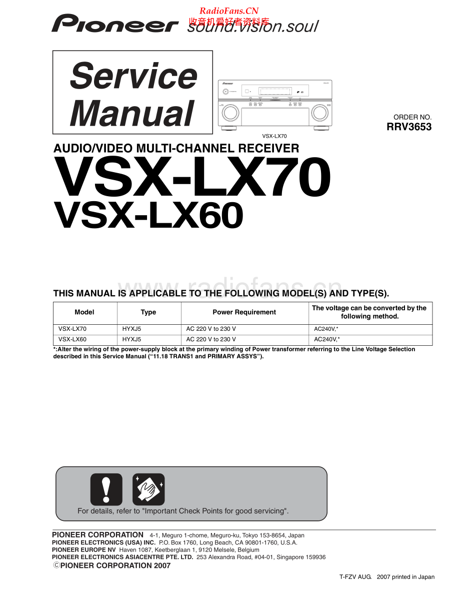 Pioneer-VSXLX60-avr-sm 维修电路原理图.pdf_第1页