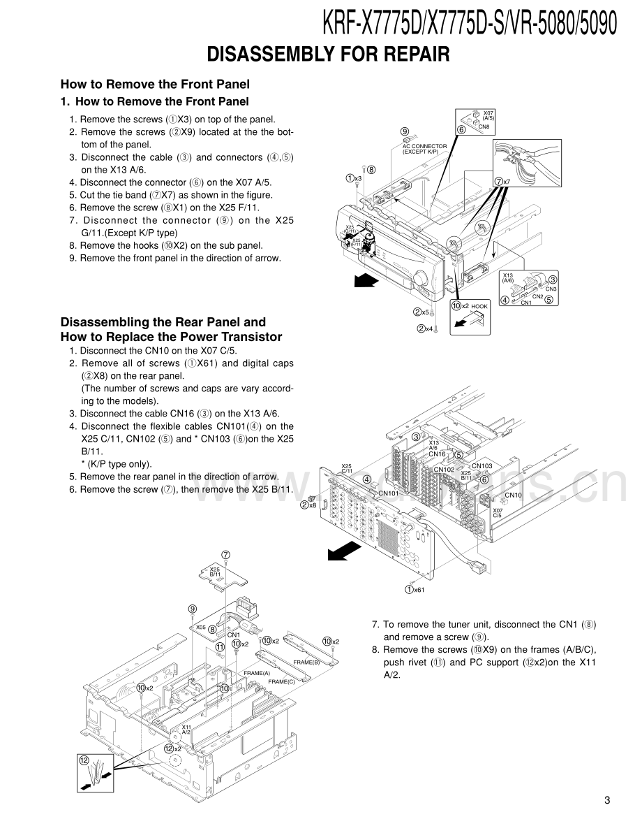 Kenwood-VR5090-avr-sm 维修电路原理图.pdf_第3页