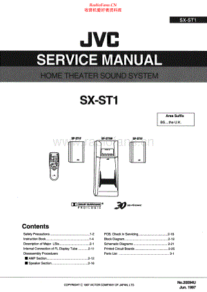 JVC-SXST1-htss-sm 维修电路原理图.pdf