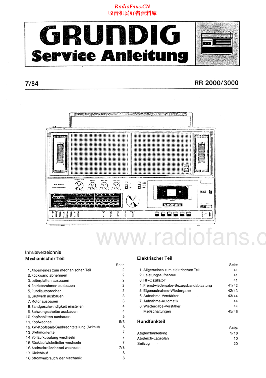 Grundig-RR3000-pr-sm维修电路原理图.pdf_第1页