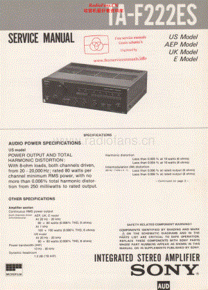 Sony-TAF222ES-int-sm 维修电路原理图.pdf