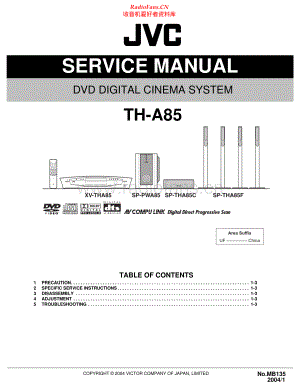 JVC-THA85-ddcs-sm 维修电路原理图.pdf