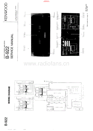 Kenwood-B922-pwr-sm 维修电路原理图.pdf