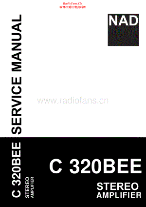 NAD-C320BEE-int-sm 维修电路原理图.pdf