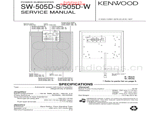Kenwood-505DW-sub-sm 维修电路原理图.pdf
