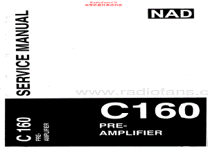 NAD-C160-pre-sm 维修电路原理图.pdf