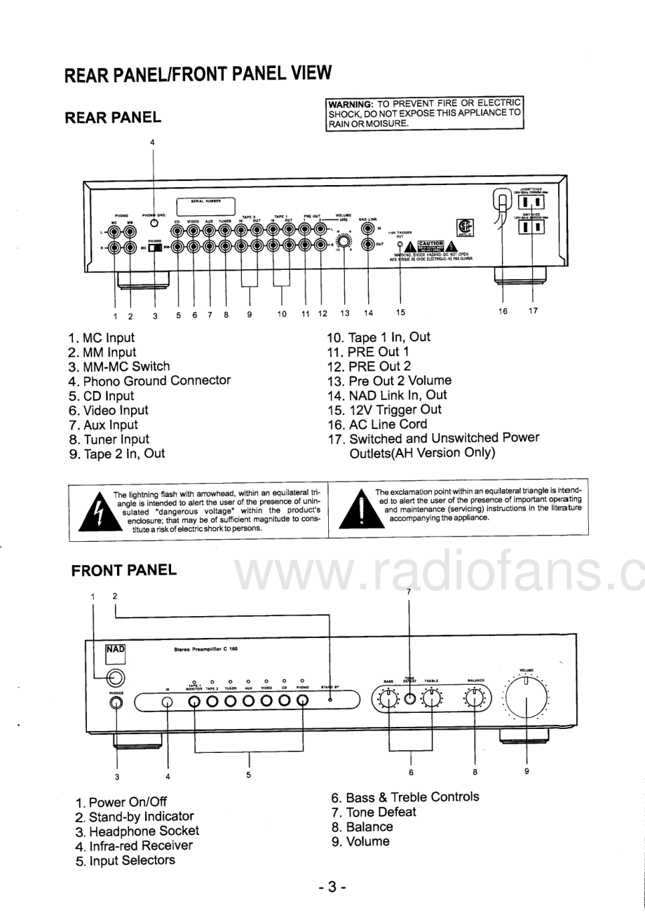 NAD-C160-pre-sm 维修电路原理图.pdf_第3页