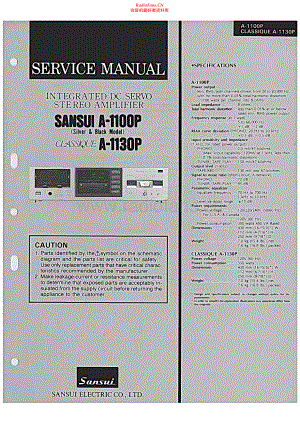 Sansui-A1130P-int-sm 维修电路原理图.pdf