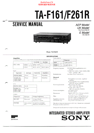 Sony-TAF261R-int-sm 维修电路原理图.pdf