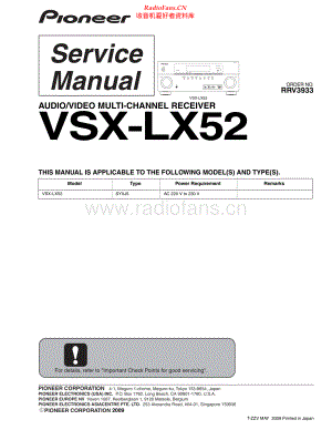 Pioneer-VSXLX52-avr-sm 维修电路原理图.pdf
