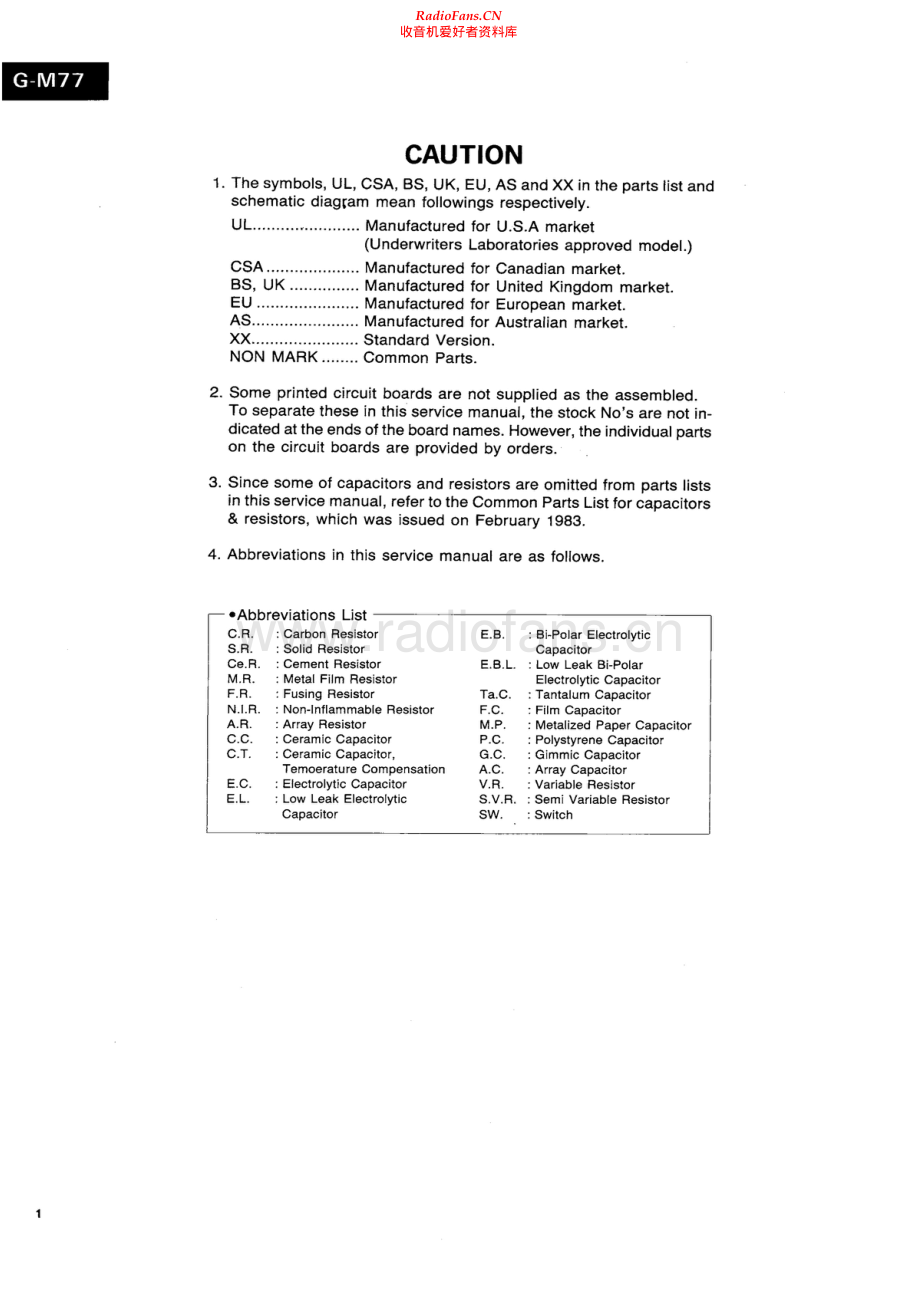 Sansui-GM77-eq-sm 维修电路原理图.pdf_第2页