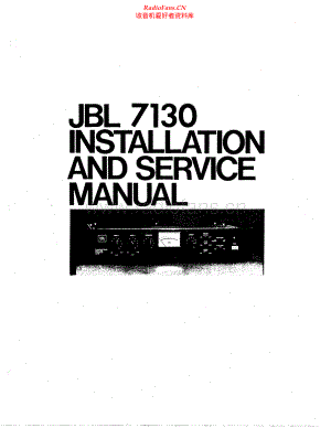JBL-7130-pwr-sm 维修电路原理图.pdf