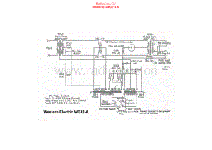 WesternElectric-WE42A-amp-sch 维修电路原理图.pdf