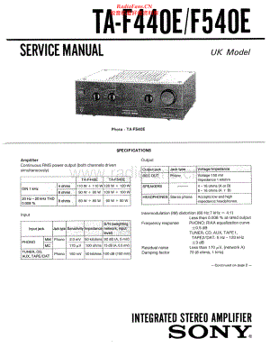 Sony-TAF440E-int-sm 维修电路原理图.pdf