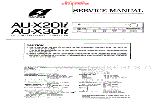 Sansui-AUX301i-int-sm 维修电路原理图.pdf