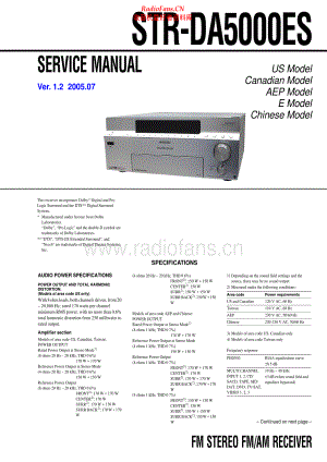 Sony-STRDA5000ES-avr-sm 维修电路原理图.pdf