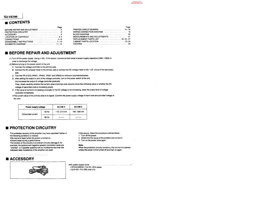 Technics-SUVX700-int-sm 维修电路原理图.pdf_第2页