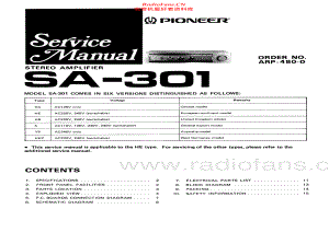 Pioneer-SA301-int-sm 维修电路原理图.pdf