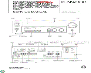 Kenwood-VR615-avr-sm 维修电路原理图.pdf