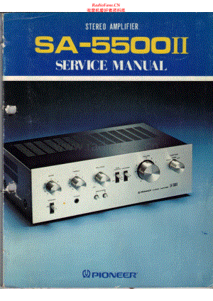 Pioneer-SA5500_MKII-int-sm 维修电路原理图.pdf