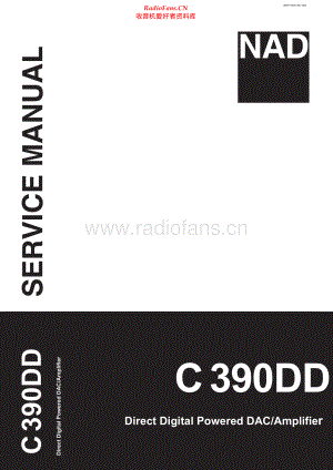 NAD-C390DD-int-sm 维修电路原理图.pdf